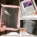 Pink jewelry storage book with 80 card slots and 20 transparent sealing bags - Pink 5-inch 80 Slots + 20 Bags