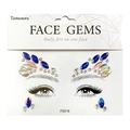 Blue and pink face gems stickers model FG016 for eye and forehead makeup decoration - FG4016 Multi-shape Gem Style