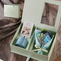 Fragrance Set + Blue Bottle + Handbag