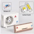 Mini car air conditioner model in champagne gold with lemon scent aromatherapy - Gold [Lemon Scent] With Stickers