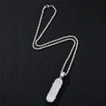 Dettaglio del ciondolo scooter in argento con cristalli scintillanti su catena a corda - Argento 3mm*24 pollici Catena a Corda in Acciaio Inossidabile