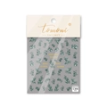 Adesivi per Unghie con Fiori Verdi Retrò Tomoni con Design Adesivo Sottile e Resistente - Fiore Retro Verde (to818)