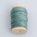 Ruban de velours vert foncé de 1cm sur bobine bois pour décoration de Noël DIY - 5 Mètres / Cyan / Style de bobine en bois