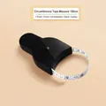 Black Y-handle body measuring tape with 150cm dual-sided metric and inch scales - Black (Inch + CM)