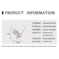 S925 silver necklace featuring rectangle and marquise cut blue moissanite double pendants - Irregular Gold