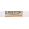 Elastici per capelli intrecciati stile bohémien in beige e crema su carta - Beige