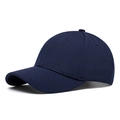 Gorra de béisbol azul oscuro clásica con textura de malla y corona estructurada - Azul marino