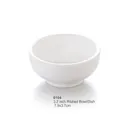 3.2 inch white melamine spiral dipping bowl with textured finish and durable design - 3.2 Inch Threaded Bowl