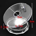 Acrylic transparent crystal display stand for jewelry and bracelets with tiered base - No. 13 High Round Hook Bracelet Stand