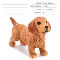 Miniatura di figurina di cane Cocker Spaniel marrone per collezione di animali - Cocker Spaniel