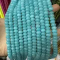 Natural sky blue abacus stone beads strands for DIY handmade jewelry bracelets - 23 / 5*8mm (approx. 73 pcs/strand)