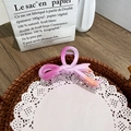 Pink and orange gradient bow-shaped shark hair clip accessory for elegant hairstyles - Bowknot Rose Pink