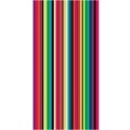 Microvezel strandlaken met verticale regenboogstrepen en levendige kleurrijke patronen - 640 Verticale Kleurstrepen