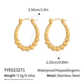Gold Perlen Reifen Stil (YYE023271)