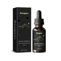 Suplemento nutricional masculino en frasco cuentagotas de 30 ml con empaque negro elegante - Gotas de Suplemento para Restaurar la Confianza