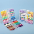 Set di 60 pennarelli acrilici per arte fai-da-te in scatola di plastica trasparente - Pennarelli acrilici a 60 colori