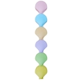 Close-up of shell-shaped stackable cases in pink blue beige purple green and yellow - No Packaging / Candy Shell Shape