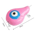 Pink evil eye bead made of natural freshwater pearl for jewelry making 18x12mm - Pink/Teardrop Evil Eye (M654227D1-Pink)
