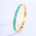 【68-2】oil-spot Blue Bangle