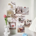 Set di poster minimalisti in stile francese per la decorazione della camera da letto - Pomeriggio