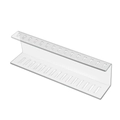 Support de présentation en acrylique transparent en L avec quinze fentes pour piercings - Style D - L en Forme de 15 Trous