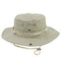 Sombrero de sol caqui para exterior con ala ancha, tela ripstop y cordón ajustable - Talla única / Beige (77g)