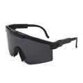 Gafas de sol deportivas negras con montura moteada gris y acabado mate suave - C01 Todo Negro