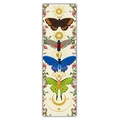 Detailed scroll wall hanging with butterfly patterns and vintage celestial gold motifs - Style 31 / 40x150cm
