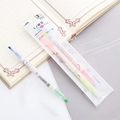Set of 3 dual-tip highlighters in 6 colors with 3.8mm chisel and fine points - 3 Pcs 6 Colors (Dual Tip)