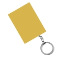 Porte-clés chat de défense jaune doré avec plaque métallique vierge pour gravure DIY - Rabbit ears refer to tiger-gold (blocked, you need to look at the picture and ask customer service) / Emballage Individuel