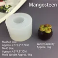 Mini mangosteen silicone mold for mousse cakes and chocolate with size specifications - Mangosteen Mold