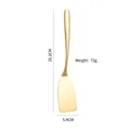 Golden 304 stainless steel spatula for pizza and steak with 25.2cm length and 72g weight - Gold Shovel / Gold