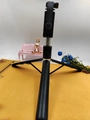 Foldable black selfie stick tripod with silver metal pole for smartphones and live streaming - Black 1.3m Standard Version (F510)