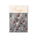 Gothic nail art stickers met spinnenwebben, kruizen en doodskist-motieven voor nagels - Spinnenweb Skelet (wy-07)