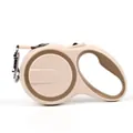 Guinzaglio retrattile automatico per cani in elegante design bicolore caffè e beige - 3 Metri / caffè