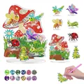 Kit de pintura de diamante DIY de Pascua con adornos de insectos y set de herramientas - Adorno estilo insectos