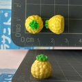 Miniatuur hars ananas bedeltjes met maataanduiding voor DIY sieraden accessoires - 3D Mini Ananas