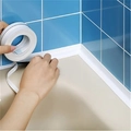 Waterproof self-adhesive sealing strip in white for kitchen sink and bathroom tiles - White / 1m / Width 2.2cm