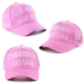 Adjustable / Rose Pink Cloth Hat