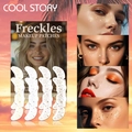 Golden and silver star freckles makeup patches in star and dot patterns for face - CL2505-2/Gold & Silver Stars/8 Pcs