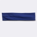 Breathable blue cotton sports headband for running and fitness moisture wicking comfort - Sapphire Blue