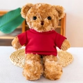 Brown Twisted T-shirt Bear - Red 30 Centimeters In Length