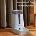 KIMPETS Gen 2 grey automatic pet water dispenser for cats and dogs with clear reservoir - Waterer / Generation 2 / Gray
