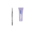 Pince à cils en acier inoxydable et kit de colle à cils violette 4g pour extension - Petite Colle + Petite Pince à Épiler