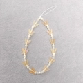 Beaded phone charm with white faux pearls and golden butterfly beads on gray velvet - Multi-Butterfly Phone Chain Orange