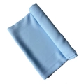 Elegant pleated satin chiffon long scarf for women in a vibrant blue color - 180*70cm / Royal Blue (37#)