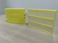 Creative yellow A4 LED letter light box with three rows for DIY room decoration - 119 Color Letter Cards / Yellow