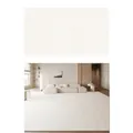 Modern high-density loop pile rug in creamy white, waterproof and easy-clean living room carpet - Loop Pile Cotton Fabric - As Described / 100cm X 200cm [upgraded Five-proof Fabric]