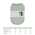 Gilet de refroidissement vert clair pour chiens avec guide des tailles pour petits chiens - Vert clair