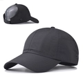 Atmungsaktive schwarze Pferdeschwanz Baseballkappe mit Netzloch für Outdoor Sportarten - Verstellbar / Pferdeschwanz Grau (Maskenhaken)